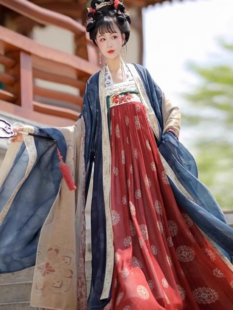 Chinese hanfu dress model 1