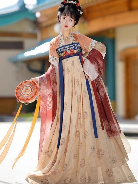 Chinese hanfu dress model 2