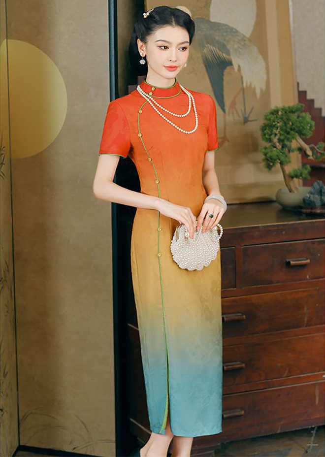 Silk Qipao Dress Chi Ling