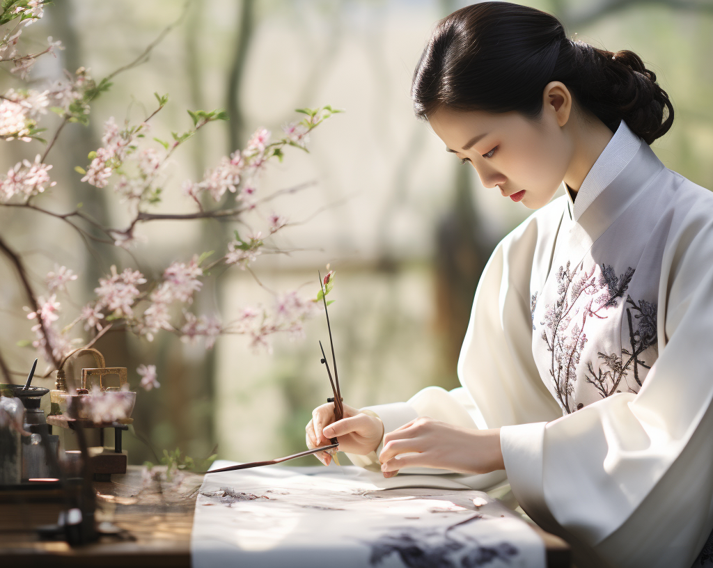 The application of modern technology in the manufacture of Hanfu